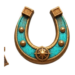 Turquoise Horseshoe