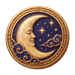 Moon medallion