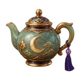 Jade teapot