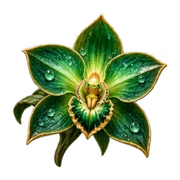 Emerald orchid