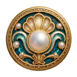 Pearl medallion